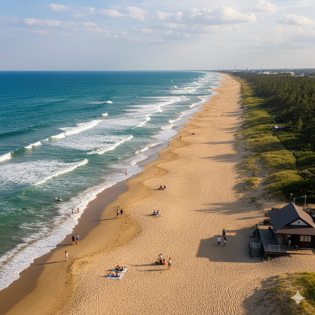 Panduan Wisata Pantai Kujukuri Chiba